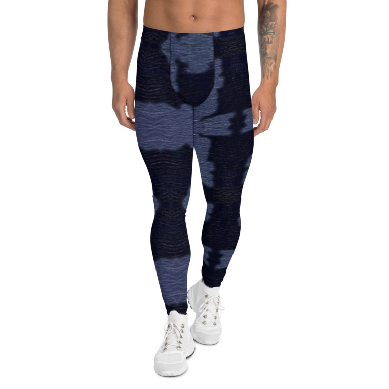 all over print mens leggings white front 666745f2a90cb.png
