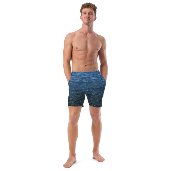 all over print recycled swim trunks white front 666af21673647.png