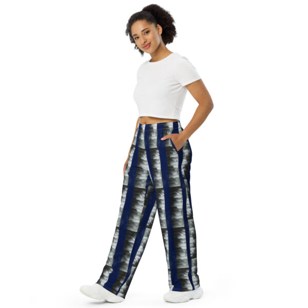 all over print unisex wide leg pants white left front 666b09e0426bd.jpg