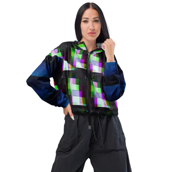 all over print womens cropped windbreaker black front 6663476575139.jpg